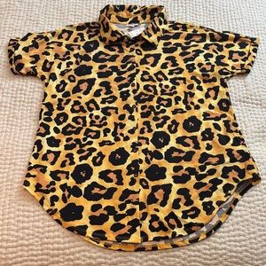 LuLaRoe Charlie Leopard Print Shirt